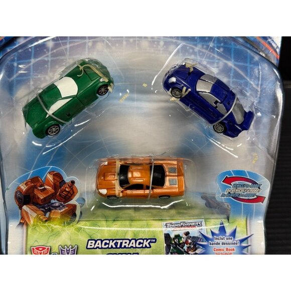 Transformers Armada BACKTRACK, OVAL, SPIRAL, VTG 2002 Hasbro New in Blister Pack - Picture 2 of 7